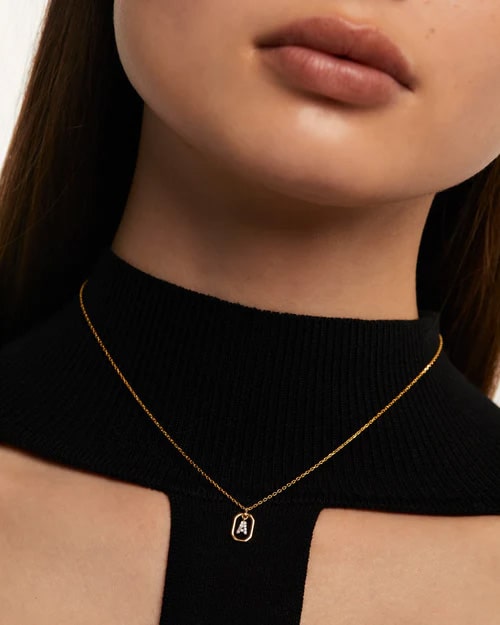 MINI LETTER A NECKLACE