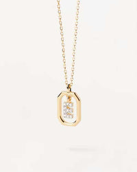 MINI LETTER E NECKLACE
