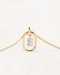 MINI LETTER E NECKLACE