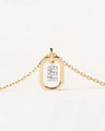 MINI LETTER E NECKLACE