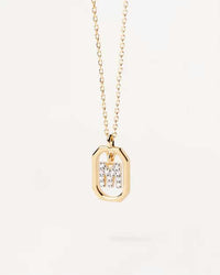 MINI LETTER M NECKLACE
