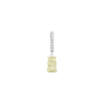 Single Silver Creole Pineapple White Goldbear