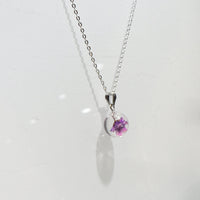 BOTANIGEM Dew Drops Necklace Purple
