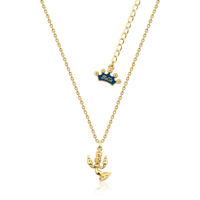Beauty and the Beast Lumiere Necklace Junior Yellow Gold