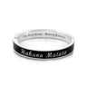 The Lion King Hakuna Matata Bangle White Gold