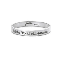 Princess Snow White Bangle White Gold