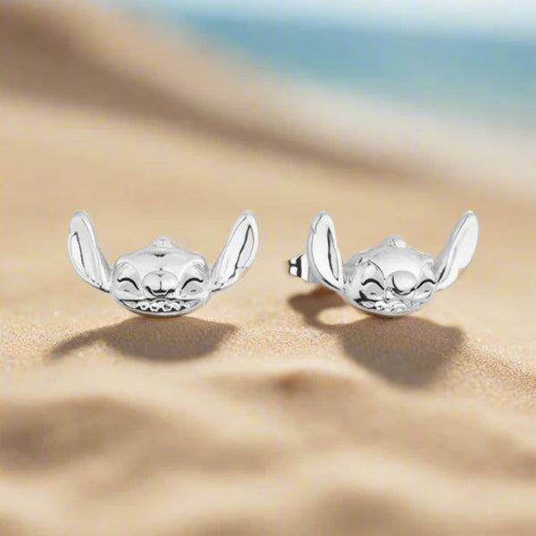 Disney Stitch Smile Stud Earrings