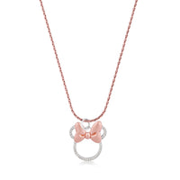 Minnie Mouse Bow Necklace