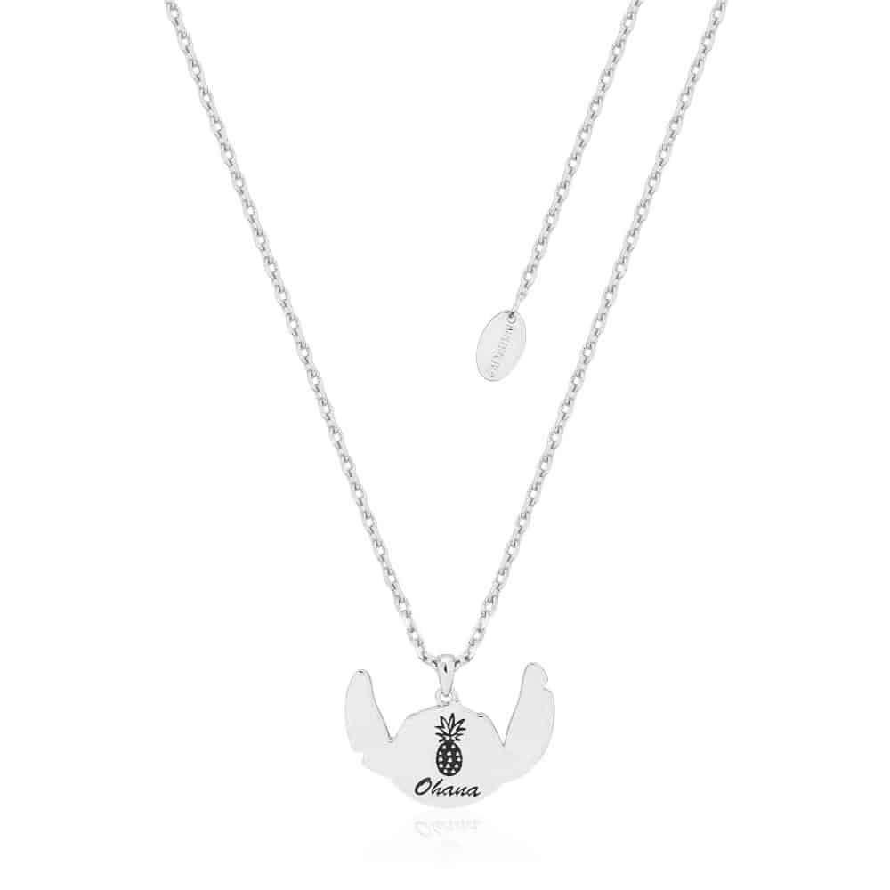 Disney Lilo and Stitch Necklace Silver