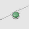 Audrey Necklace Jade Stainless Steel
