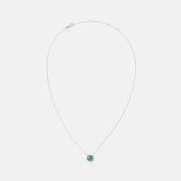 Audrey Necklace Jade Silver