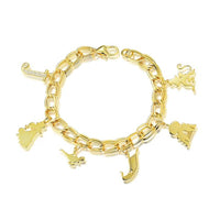 Aladdin Princess Jasmine Charm Bracelet Yellow