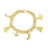 Aladdin Princess Jasmine Charm Bracelet Yellow