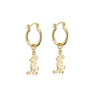 DISNEY 100 MICKEY MOUSE CHARM HOOP EARRINGS