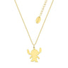 Disney Lilo and Stitch Yellow Gold Plated Ohana Necklace