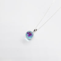 BOTANIGEM Dew Drops Necklace Aqua