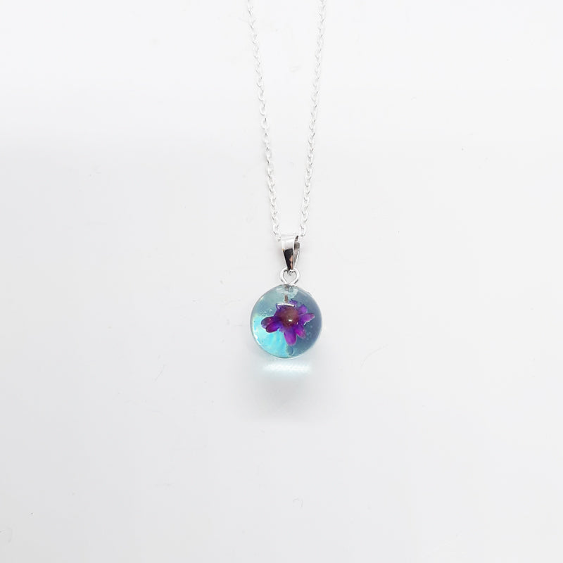 BOTANIGEM Dew Drops Necklace Aqua