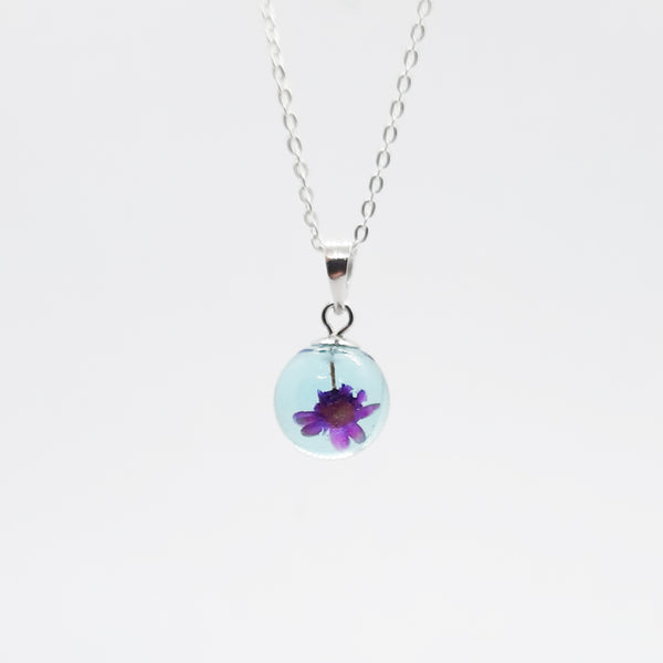 BOTANIGEM Dew Drops Necklace Aqua