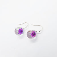 BOTANIGEM Daisy Dew Earrings Purple