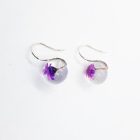BOTANIGEM Daisy Dew Earrings Purple