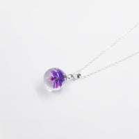 BOTANIGEM Dew Drops Necklace Purple