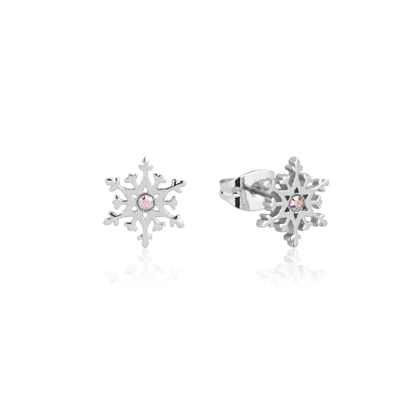 Frozen 2 Elsa Crystal Snowflake Stud Earrings