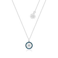 Frozen Snowflake December Birthstone Crystal Necklace Sterling Silver Couture Kingdom