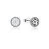 Frozen 2 Snowflake March Birthstone Stud Earrings