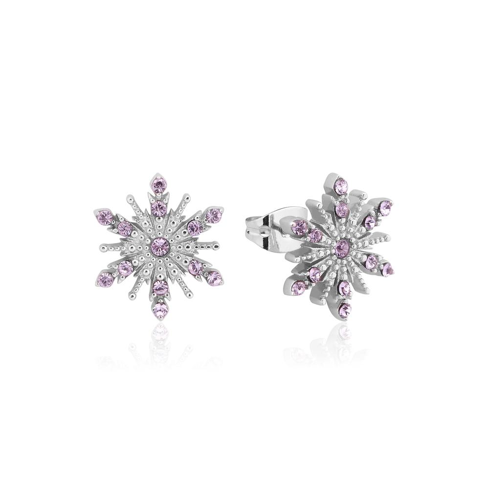 Frozen 2 Anna Crystal Snowflake Stud Earrings