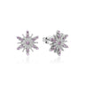 Frozen 2 Anna Crystal Snowflake Stud Earrings