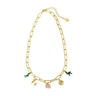 Disney Pixar Toy Story Charm Necklace Yellow Gold