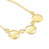 The Lion King Roar Statement Necklace Yellow Gold