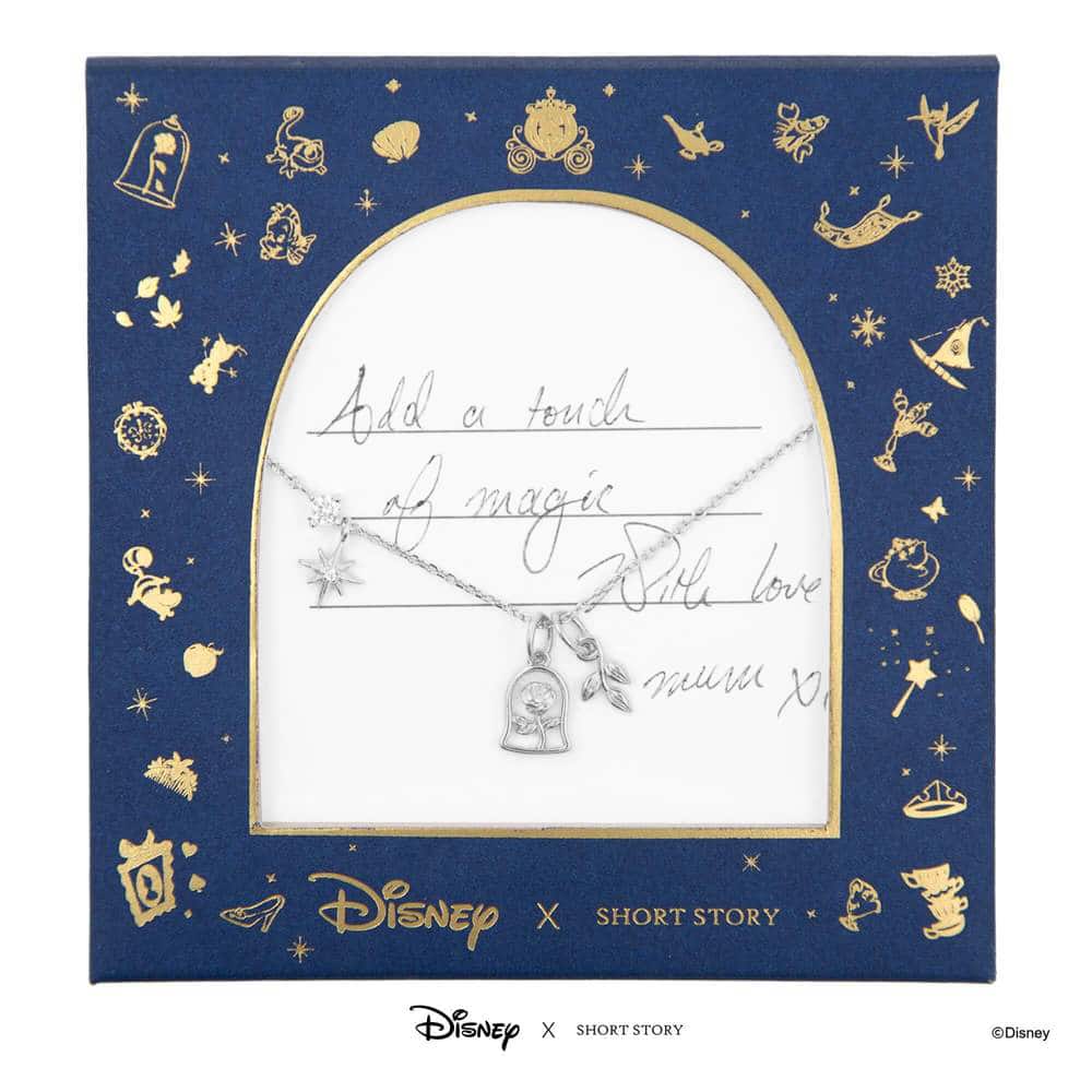 Disney Beauty and the Beast Charm Necklace