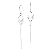 Geomatric Sterling Silver Earrings