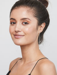 Poppy Silver Long chain Earrings