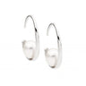 Freshwater Pearl Rhodium Plated Silver Earrings