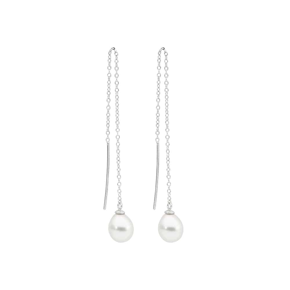 Freshwater Pearl Thread Earrings