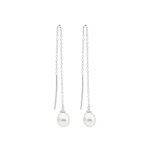 Freshwater Pearl Thread Earrings