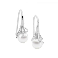Fresh Water Pearl Sterling Silver Drop Earrings