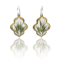 Faith Earrings with Bottle Brush Native Grass
