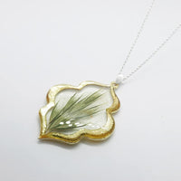 Faith Necklace with Bottle Brush Native Grass