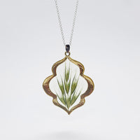 Faith Necklace with Bottle Brush Native Grass