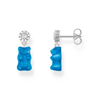 Ear Studs with Blue Goldbears