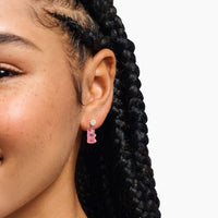 Ear Studs with Pink Goldbears