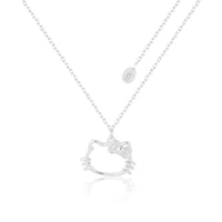 Sanrio Precious Metal Hello Kitty Outline Necklace