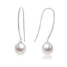 Fresh Water Pearl Long Hook Earrings