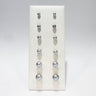Grey Round Pearl Studs