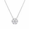 Snow Flake Silver Necklace