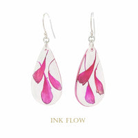 BOTANIGEM Inkflow Carnation Earrings