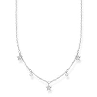 Charm Club Star Moon Cubic Zirconia Necklace